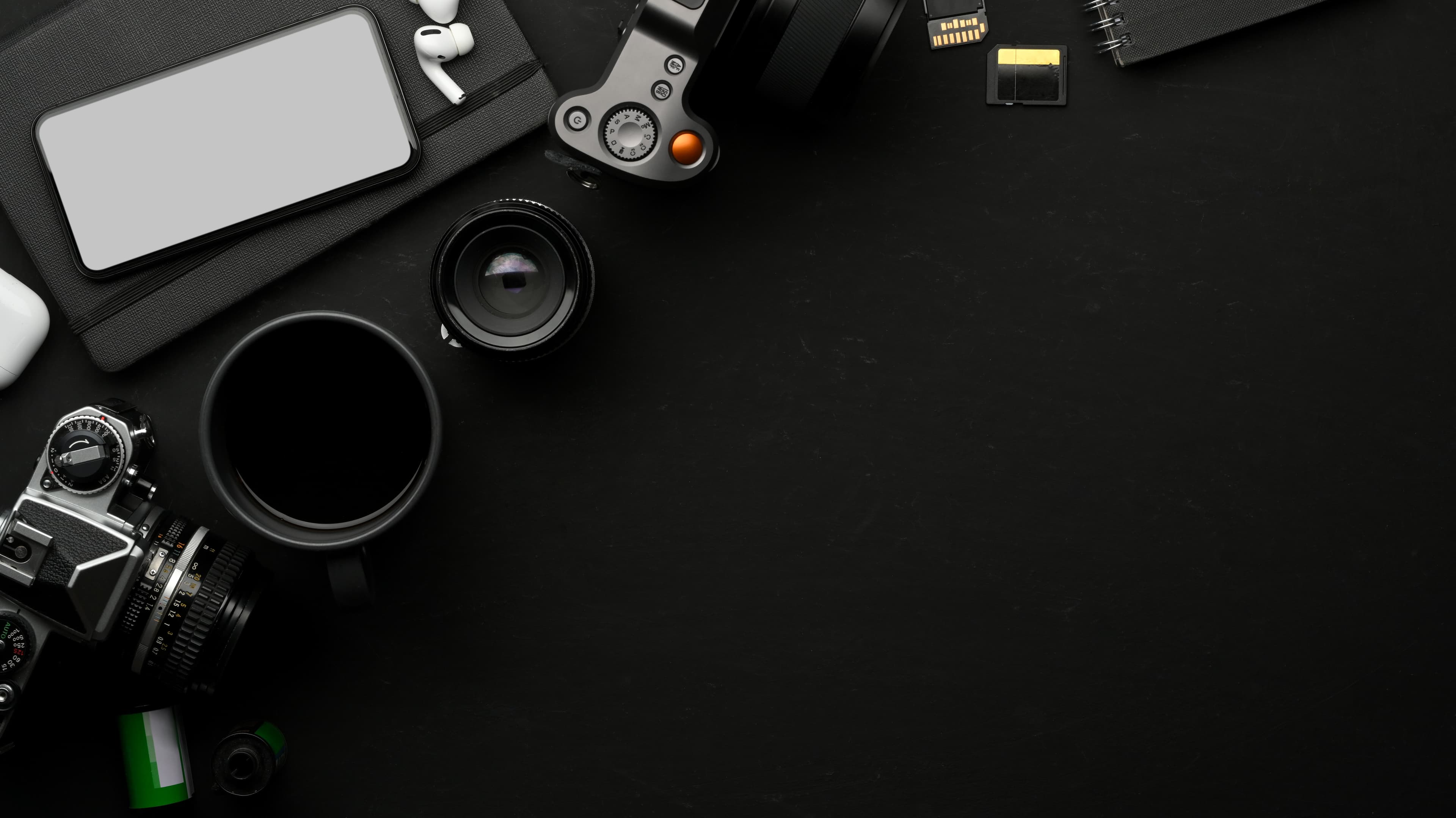 Web design and digital services workspace