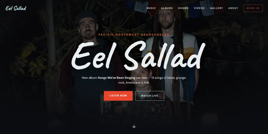 Eel Sallad website